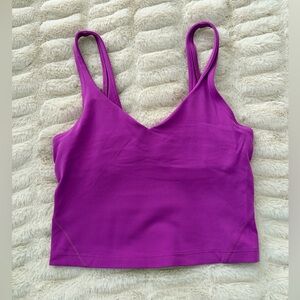 Lululemon Align Magenta Tank Top